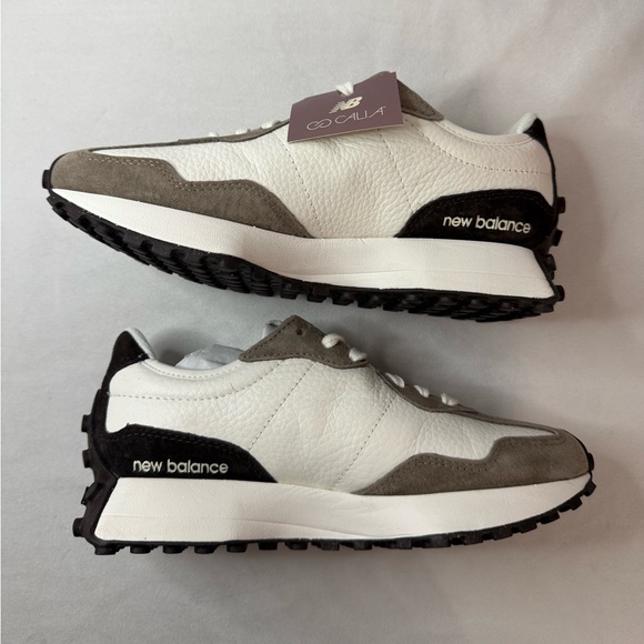 New Balance CALIA Women's 327 Shoes Suede Brown - Picture 7 of 13